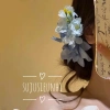 Kẹp tóc nhánh hoa thược dược xuân Trung Hoa - phụ kiện cài đầu chụp ảnh nàng thơ, giảm 18% chỉ 15.000 VND 2