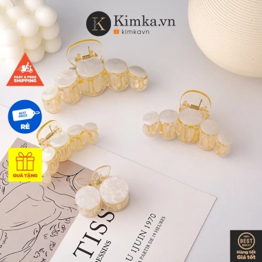 Kẹp Tóc Nhựa Vân Đá Đơn Giản Tinh Tế Phong Cách Hàn Quốc - Giá chỉ 25.650 VND