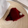 Kẹp tóc nhung tam giác camellia, đuôi ngựa – phụ kiện thời trang, giá 35.350₫ 10