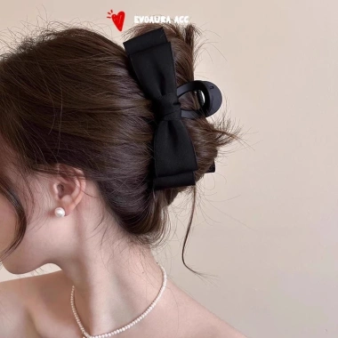 Kẹp tóc nơ đôi phong cách Hepburn - cá mập 13cm, giảm giá 129k, đẹp sang và bền chắc