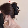 Kẹp tóc nơ đôi phong cách Hepburn - cá mập 13cm, giảm giá 129k, đẹp sang và bền chắc 2