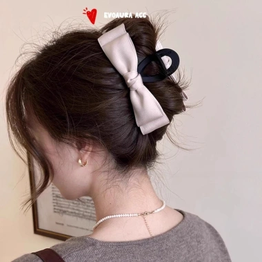 Kẹp tóc nơ đôi phong cách Hepburn - cá mập 13cm, giảm giá 129k, đẹp sang và bền chắc 10 Kẹp tóc nơ đôi phong cách Hepburn - cá mập 13cm, giảm giá 129k, đẹp sang và bền chắc 10