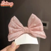 Kẹp tóc nơ lớn ba chiều ngọc trai cho bé gái công chúa, váy sinh nhật, giảm 20%