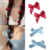 Kẹp tóc nơ nhỏ cho nữ, cô gái – Dây ruy băng sang trọng, phù hợp đám cưới, 33.480₫