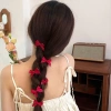 Kẹp tóc nơ nhỏ cho nữ, cô gái – Dây ruy băng sang trọng, phù hợp đám cưới, 33.480₫ 7