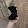 Kẹp Tóc Nơ Nhung Tiểu Thư 12cm Bản To Xương - Chắc Đẹp Cho Tóc Dày Dài 3