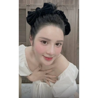 Kẹp Tóc Nơ Nhung Tiểu Thư 12cm Bản To Xương - Chắc Đẹp Cho Tóc Dày Dài 8 Kẹp Tóc Nơ Nhung Tiểu Thư 12cm Bản To Xương - Chắc Đẹp Cho Tóc Dày Dài 8