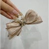 Kẹp tóc nơ voan lụa Hàn cao cấp đính đá 13cm - Sang trọng, giảm giá 185k 10