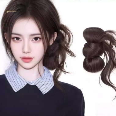 Kẹp Tóc Nối Dài Tạo Bun Tự Nhiên Thanh Lịch - Phụ Kiện Makeup Giá Ưu Đãi 70.416 VND 4