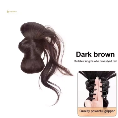 Kẹp Tóc Nối Dài Tạo Bun Tự Nhiên Thanh Lịch - Phụ Kiện Makeup Giá Ưu Đãi 70.416 VND 9