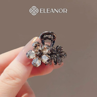 Kẹp tóc nữ càng cua Eleanor Accessories đính đá mái mini - Giá ưu đãi 34.900₫