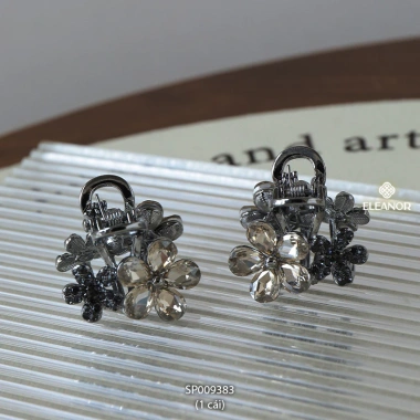 Kẹp tóc nữ càng cua Eleanor Accessories đính đá mái mini - Giá ưu đãi 34.900₫