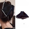 Kẹp tóc nữ Hàn Quốc cao cấp màu đen nơ sang trọng, giảm giá chỉ 31.000 7