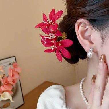Kẹp Tóc Nữ Hoa Mới 2.026 Phong Cách Biển, Khu Nghỉ Dưỡng, Ảnh Bầu Không Khí, Giá 57.985₫ 6