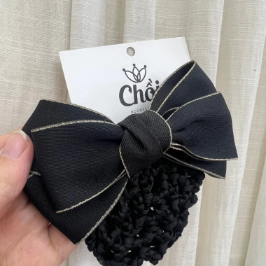 Kẹp tóc nữ nơ công sở - Lưới dày chụp tóc thời trang, giá chỉ 33.950 đồng