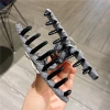 Kẹp tóc nữ vải xám nơ lớn thỏ dễ thương - Pháp thanh lịch, hoa vuốt, chỉ 49.490₫ 9