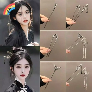 Kẹp tóc retro phong cách Trung Hoa màu mực - Phụ kiện tóc thời trang, giảm giá 45.360₫ 6 Kẹp tóc retro phong cách Trung Hoa màu mực - Phụ kiện tóc thời trang, giảm giá 45.360₫ 6