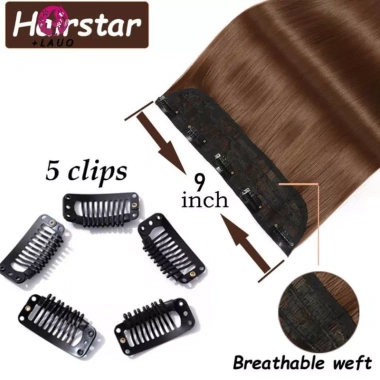 Kẹp tóc Springevenstar tự nhiên lông tơ mỏng nhẹ - làm đẹp tạo kiểu, giá ưu đãi 79.812₫ 4