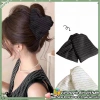 Kẹp tóc tam giác chấm bi vải - Đuôi ngựa cao lãng mạn, giảm giá, chỉ 39.600₫