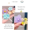 Kẹp tóc thú cưng không rụng lông cho Yorkie - 10 mẫu hoa & trơn, chăm sóc lông 5