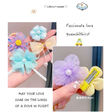 Kẹp tóc thú cưng không rụng lông cho Yorkie - 10 mẫu hoa & trơn, chăm sóc lông 5 Kẹp tóc thú cưng không rụng lông cho Yorkie - 10 mẫu hoa & trơn, chăm sóc lông 5
