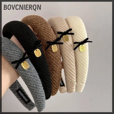 Kẹp tóc vải nâu có nơ cao đầu - Đa năng, đơn giản, giá ưu đãi 64.260 VND