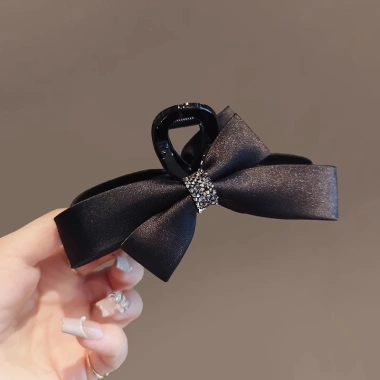 Kẹp tóc vải nơ Hàn Quốc - Cặp tóc càng cua, mái nơ vòng đá, giảm giá tới 19% 2 Kẹp tóc vải nơ Hàn Quốc - Cặp tóc càng cua, mái nơ vòng đá, giảm giá tới 19% 2