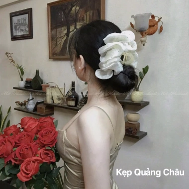 Kẹp tóc xếp li & bong bóng handmade cao cấp - Thiết kế độc quyền, giá ưu đãi 205.000₫ 5