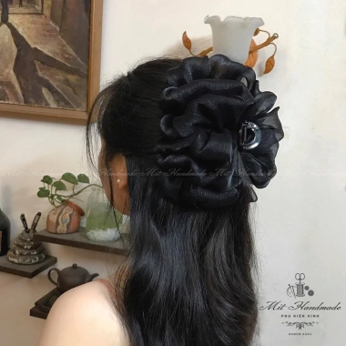 Kẹp tóc xếp li & bong bóng handmade cao cấp - Thiết kế độc quyền, giá ưu đãi 205.000₫ 6