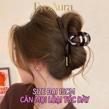 Kẹp vuốt tóc chữ cực dài 13-15cm Giữ chắc tóc dày, dài, giảm giá 22% chỉ 172.800₫