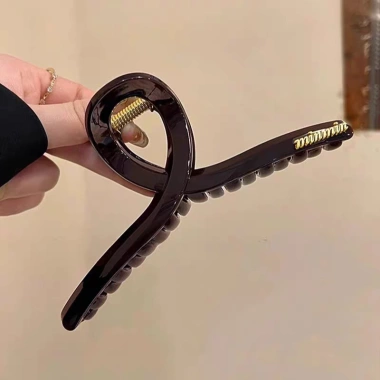 Kẹp Vuốt Tóc Cực Dài 15cm-13cm Mới - Giữ Tóc Dày An Toàn, Không Trượt, Độ Bền Cao