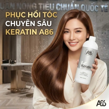 Keratin A86 phục hồi tóc chuyên sâu 1.000ml - Giá sỉ 330k giảm mạnh từ 402.600