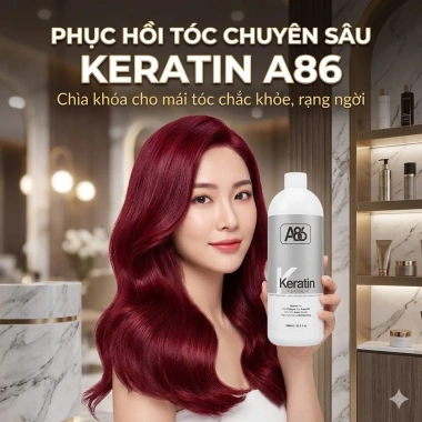 Keratin A86 phục hồi tóc chuyên sâu 1.000ml - Giá sỉ 330k giảm mạnh từ 402.600 3 Keratin A86 phục hồi tóc chuyên sâu 1.000ml - Giá sỉ 330k giảm mạnh từ 402.600 3
