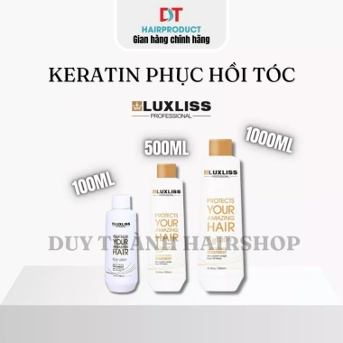 Keratin LUXLISS 100ml - Dưỡng hồi tóc tẩy, hư tổn, nát, keratin cay, chính hãng 2 Keratin LUXLISS 100ml - Dưỡng hồi tóc tẩy, hư tổn, nát, keratin cay, chính hãng 2