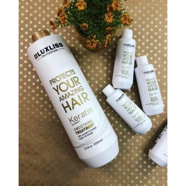 Keratin LUXLISS 100ml - Dưỡng hồi tóc tẩy, hư tổn, nát, keratin cay, chính hãng 5 Keratin LUXLISS 100ml - Dưỡng hồi tóc tẩy, hư tổn, nát, keratin cay, chính hãng 5