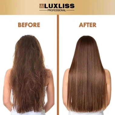 Keratin LUXLISS 100ml - Dưỡng hồi tóc tẩy, hư tổn, nát, keratin cay, chính hãng 9 Keratin LUXLISS 100ml - Dưỡng hồi tóc tẩy, hư tổn, nát, keratin cay, chính hãng 9