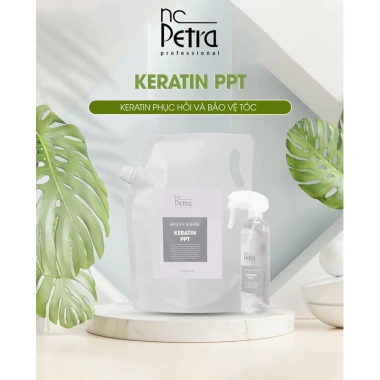 Keratin PPT Healthy & Shine NC Petra - Phục hồi sâu, bảo vệ tóc, giảm giá 650k