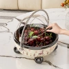 Kesoto Đĩa Trái Cây Cao Nắp Tay Cầm - Dùng Tại Nhà, Mứt Tết, Thoát Nước Tiện Lợi, Giá 286.000₫ 4