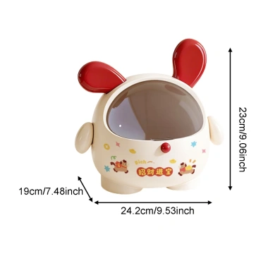 Kesoto Đĩa Trái Cây Cao Nắp Tay Cầm - Dùng Tại Nhà, Mứt Tết, Thoát Nước Tiện Lợi, Giá 286.000₫ 8
