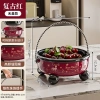Kesoto Đĩa Trái Cây Cao Nắp Tay Cầm - Dùng Tại Nhà, Mứt Tết, Thoát Nước Tiện Lợi, Giá 286.000₫ 10