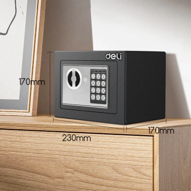 Két Sắt Mini DELI Khóa Điện Tử Chống Cháy - 2 Cách Mở, Bảo Mật Cao, Giá 689.000₫ 7 Két Sắt Mini DELI Khóa Điện Tử Chống Cháy - 2 Cách Mở, Bảo Mật Cao, Giá 689.000₫ 7