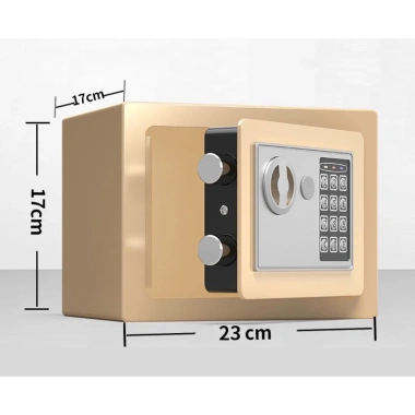Két Sắt Mini Khóa Điện Tử Chống Cháy Bảo Mật Cao An Toàn Gia Đình Giá 359.000₫
