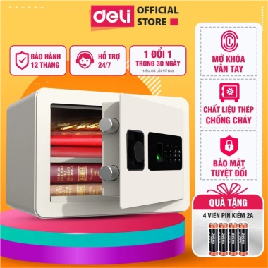 Két Sắt Vân Tay DELI Carbon - Chống Cắt, Chống Cháy, An Toàn Bảo Vệ Tài Sản, Tặng Pin, Giá Ưu Đãi 2.317.000₫ Két Sắt Vân Tay DELI Carbon - Chống Cắt, Chống Cháy, An Toàn Bảo Vệ Tài Sản, Tặng Pin, Giá Ưu Đãi 2.317.000₫