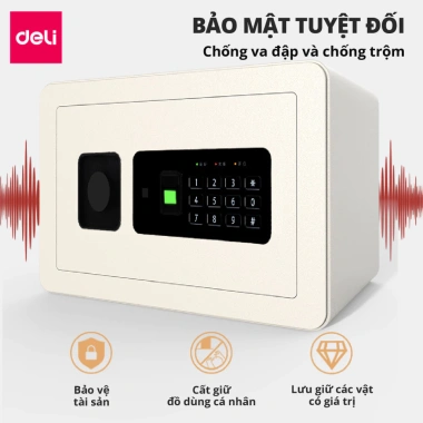 Két Sắt Vân Tay DELI Carbon - Chống Cắt, Chống Cháy, An Toàn Bảo Vệ Tài Sản, Tặng Pin, Giá Ưu Đãi 2.317.000₫ 2 Két Sắt Vân Tay DELI Carbon - Chống Cắt, Chống Cháy, An Toàn Bảo Vệ Tài Sản, Tặng Pin, Giá Ưu Đãi 2.317.000₫ 2