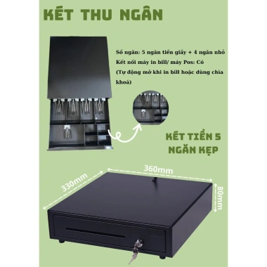 Két Tiền Thu Ngân Ngăn Kéo Đựng Tiền - Giá Sỉ 498.999 VND, Tiết Kiệm Lớn