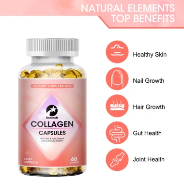 Kexinsh Collagen - Làm Trắng Da, Giảm Cân, Chống Lão Hóa, Glutathione, Vitamin C E, 112,354₫ 2