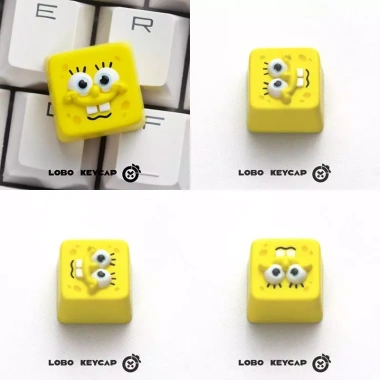 Keycap 3D SpongeBob Hoạt Hình Artisan KCRAFT – Giá ưu đãi 222.222₫ | World of keycaps