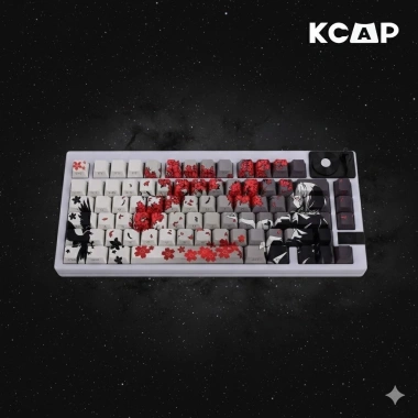 Keycap Anime Quạ Đen Hoa Anh Đào - Bộ 60 phím KCRAFT World of Keycaps giá ưu đãi 616k