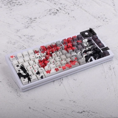 Keycap Anime Quạ Đen Hoa Anh Đào - Bộ 60 phím KCRAFT World of Keycaps giá ưu đãi 616k