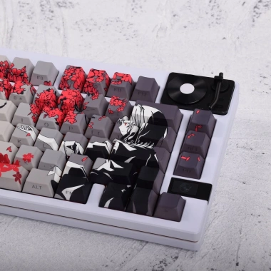 Keycap Anime Quạ Đen Hoa Anh Đào - Bộ 60 phím KCRAFT World of Keycaps giá ưu đãi 616k 5 Keycap Anime Quạ Đen Hoa Anh Đào - Bộ 60 phím KCRAFT World of Keycaps giá ưu đãi 616k 5